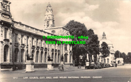 R466036 Cardiff. Law Courts. City Hall And Welsh National Museum. Masons. Alpha - Monde