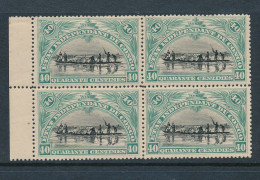 BELGIAN CONGO COB 23 BL.OF 4 ( 2 X MNH + 2 XLH) - Unused Stamps