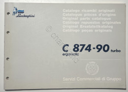 Catalogo Ricambi Originali Lamborghini Trattori - C 874-90 Turbo Ergomatic 1990 - Otros & Sin Clasificación