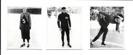 DQ34 - CARTES DE CIGARETTES LIGA - REKORD IM SPORT - PATINAGE DE VITESSE - VERNE LEICHE - CLAS THUNBERG - SYNNOVE LY - Winter Sports