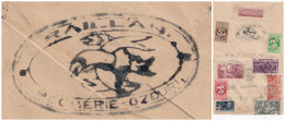 LETTRE. 12 NOV 50. RAILLAN. PECHERIE OZOURI. PORT GENTIL GABON - Brieven En Documenten