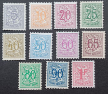 Belgie 1951 Heraldieke Leeuw Obp-849/859 MNH-Postfris-XXX - Nuovi