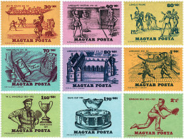 64014 MNH HUNGRIA 1965 HISTORIA DEL TENIS. - Unused Stamps