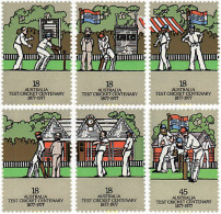 42966 MNH AUSTRALIA 1977 CENTENARIO DEL PRIMER MATCH DE CRICKET - Ongebruikt