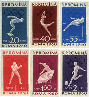 80375 MNH RUMANIA 1960 17 JUEGOS OLIMPICOS VERANO ROMA 1960 - Otros & Sin Clasificación