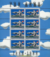 11703 MNH SUIZA 1988 50 ANIVERSARIO DE LA FUNDACION PRO AERO - Unused Stamps