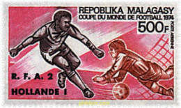 79766 MNH MADAGASCAR 1974 COPA DEL MUNDO DE FUTBOL. ALEMANIA-74. VENCEDORES - Madagascar (1960-...)
