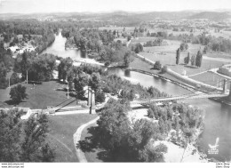 ►EN AVION AU DESSUS DE BRIOUDE►43◄►CPSM◄±1970►◄►VUE GÉNÉRALE►LE PONT SUSPENDU►ÉDIT. SOFER No 3 - Brioude