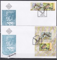 2019 Europa CEPT - Protected Birds  2v.+S/S - 2 FDC  BULGARIA /Bulgarie - 2019