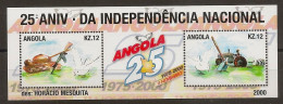 ANGOLA 2000 25th ANNIV. OF NATIONAL INDEPENDENCE MNH - Angola