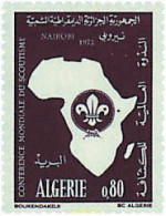 38507 MNH ARGELIA 1973 1 JAMBOREE MUNDIAL EN AFRICA - Algerije (1962-...)