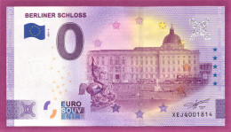 0-Euro XEJQ 2021-5 BERLINER SCHLOSS - Privatentwürfe