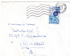 1967  CAD De MARSEILLE - GARE     T P   " EUROPA   0,30c Bord De Feuille " - Lettres & Documents