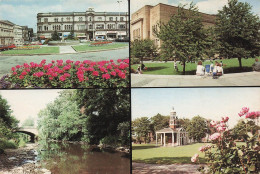 ROYAUME-UNI - Huddersfield - St George's Square - The Library - River Colne - Ravensknowle Park - Carte Postale - Andere & Zonder Classificatie