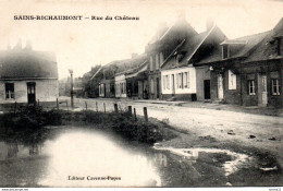 CPA SAINS RICHAUMONT 02 Rue Du Château - Sonstige & Ohne Zuordnung