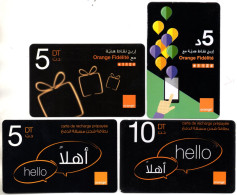 Cartes De Recharge -Orange -2 Images (resto-Verso) -2 Scans - Tunesië