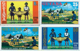 38672 MNH GUYANA 1974 JUBILEO DE ORO DEL ESCULTISMO FEMENINO - Guyane (1966-...)