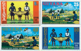 38672 MNH GUYANA 1974 JUBILEO DE ORO DEL ESCULTISMO FEMENINO - Guyana (1966-...)