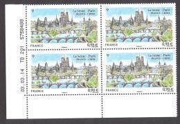 France - Coin Daté 03.03.14 Du N° 4848 - Neuf ** - France-Chine - Paris - 2010-2019