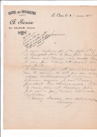 15-A.Sionac.....Hôtel Des Voyageurs....Le Claux...(Cantal)...1911 - Deportes & Turismo