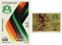 27437 MNH ARGELIA 1977 3 JUEGOS DEPORTIVOS AFRICANOS EN ARGELIA. - Algérie (1962-...)