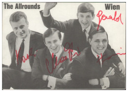 V6270/ The Allrounds Aus Wien Beat- Popband Autogramm Autogrammkarte 60er Jahre - Autógrafos