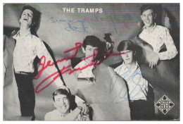 V6265/ The Tramps Aus Hamburg Beat- Popband Autogramm Autogrammkarte 60er Jahre - Autógrafos