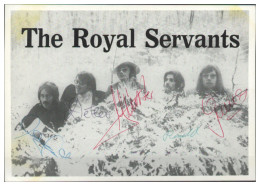 V6284/ The Royal Servants Beat- Popband Autogramm Autogrammkarte 60er Jahre - Handtekening
