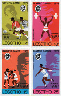 27550 MNH LESOTHO 1976 21 JUEGOS OLIMPICOS VERANO MONTREAL 1976 - Lesotho (1966-...)