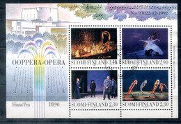 FINNLAND Block 10, Bl.10 Canc. - Opernhaus Helsinki, Opera, Opéra  - FINLAND / FINLANDE - Blocks & Sheetlets