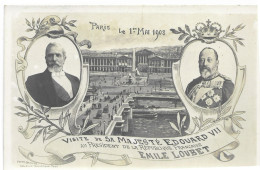 Paris Le 1er Mai 1903 Visite De Sa Majeste Edouard VII - Ereignisse