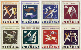 67156 MNH YUGOSLAVIA 1960 17 JUEGOS OLIMPICOS VERANO ROMA 1960 - Neufs