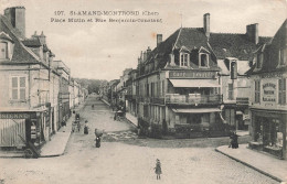 St Amand Montrond * Place Mutin Et Rue Benjamin Constant * Café LAMBERT * Imprimerie - Saint-Amand-Montrond