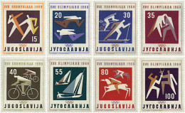 67156 MNH YUGOSLAVIA 1960 17 JUEGOS OLIMPICOS VERANO ROMA 1960 - Ungebraucht