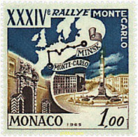 44822 MNH MONACO 1964 34 RALLY AUTOMOVILISTICO DE MONTECARLO - Nuovi