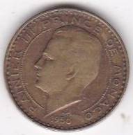 Monaco 10 Francs 1950 Rainier III , En Cupro Aluminium - 1949-1956 Anciens Francs