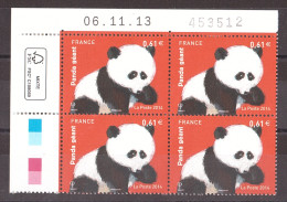 France - Coin Daté 06.11.13 Du N° 4843 - Neuf ** - Les Ours - 2010-2019