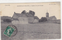 Côte-d'Or - Hauteville - L'Eglise Et Un Coin Du Pays - Other & Unclassified