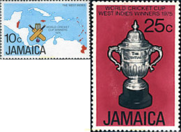 36276 MNH JAMAICA 1976 COPA DEL MUNDO DE CRICKET - Giamaica (1962-...)