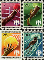 52158 MNH PAPUA NUEVA GUINEA 1975 5 JUEGOS DEPORTIVOS DEL PACIFICO SUR - Papua-Neuguinea