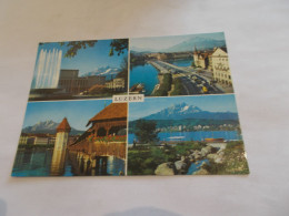 LUZERN LUCERNE ( SUISSE SWITZERLAND )  MULTIVUES  4 BELLES VUES DIFFERENTES - Lucerna