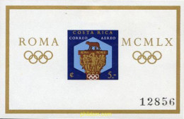 13311 MNH COSTA RICA 1960 17 JUEGOS OLIMPICOS VERANO ROMA 1960 - Costa Rica