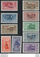 1932 Egeo Carchi Garibaldi 10v. MNH Sassone N. 17/26 - Other & Unclassified