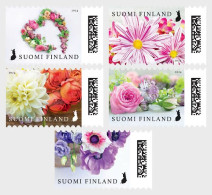 Finland 2024 Valentine's Day, Blossoming Friendship Stamps 5v MNH - Nuovi