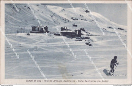 Cm486 Cartolina Torino   Campi Di Sky Grande Albergo Sestriers Colle Sestriere - Autres & Non Classés