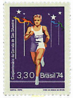26476 MNH BRASIL 1974 50 ANIVERSARIO DE LA CARRERA DE SAN SILVESTRE - Unused Stamps