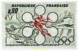 70753 MNH FRANCIA 1972 11 JUEGOS OLIMPICOS DE INVIERNO SAPPORO 1972 - Other & Unclassified