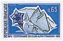 98904 MNH FRANCIA 1974 CENTENARIO DEL CLUB ALPINO FRANCES - Otros & Sin Clasificación