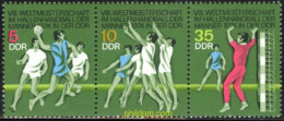 109262 MNH ALEMANIA DEMOCRATICA 1974 8 CAMPEONATO MUNDIAL DE BALONMANO - Unused Stamps