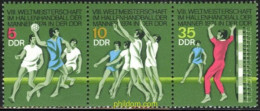 109262 MNH ALEMANIA DEMOCRATICA 1974 8 CAMPEONATO MUNDIAL DE BALONMANO - Unused Stamps